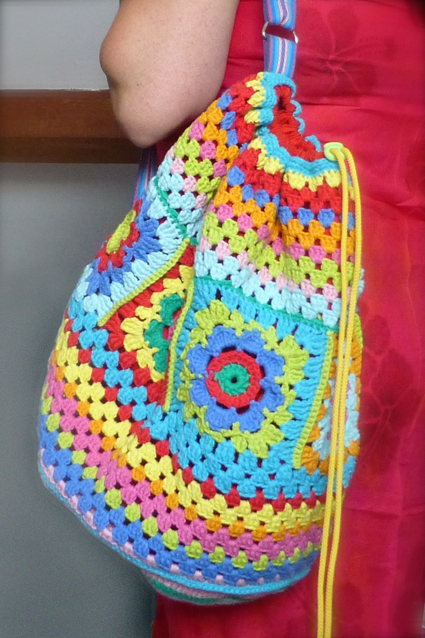Crochet rucksack bag - 02