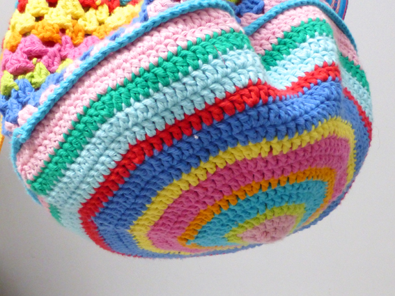 Crochet rucksack bag - 12