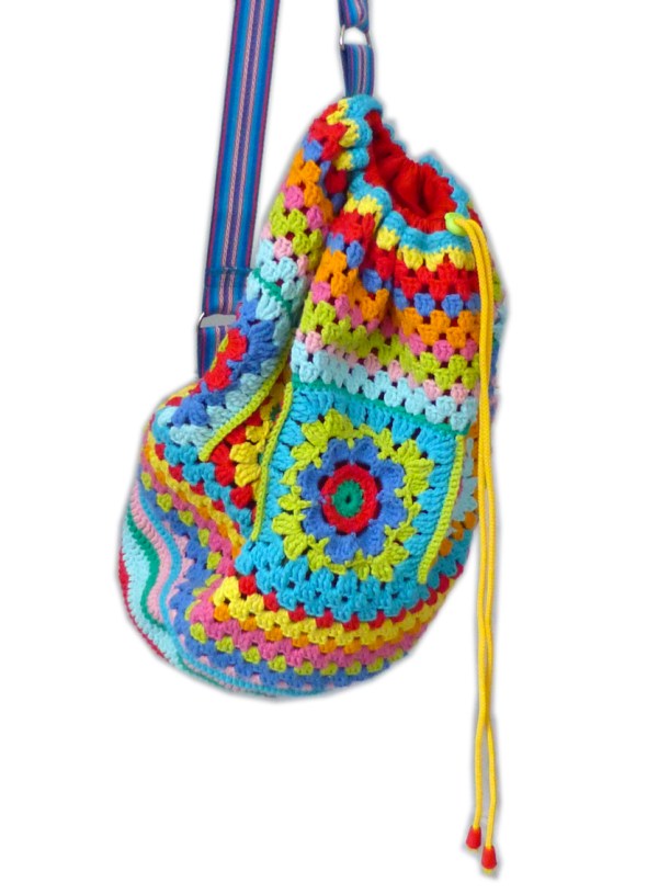 Crochet rucksack bag - 18