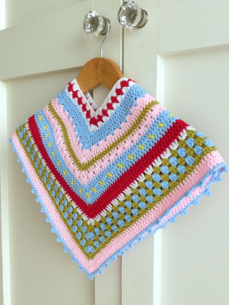 Greengate Girls Crochet Poncho