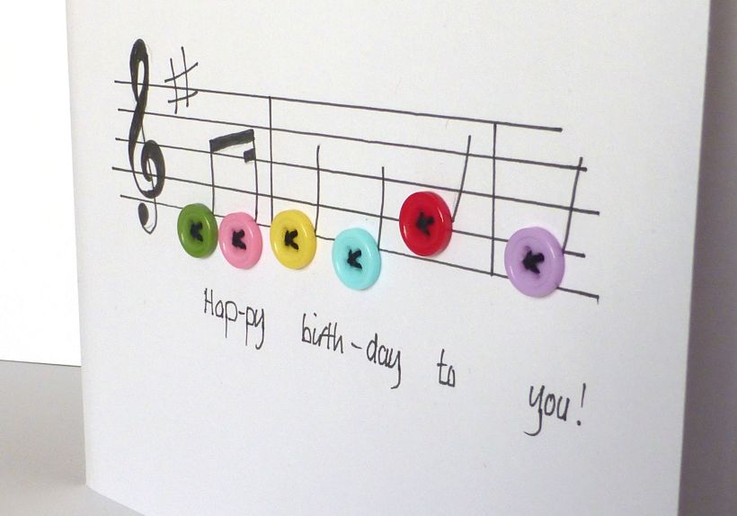 Music birthday card
