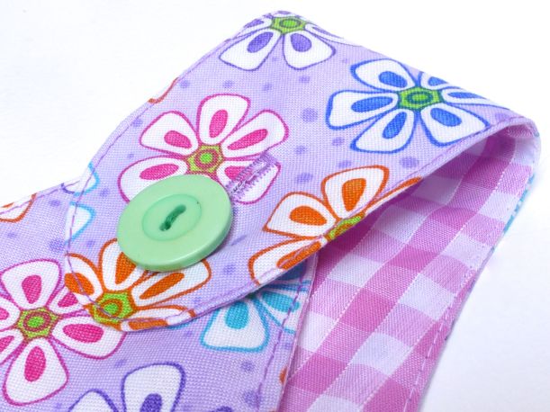 baby wrap over dress green buttons