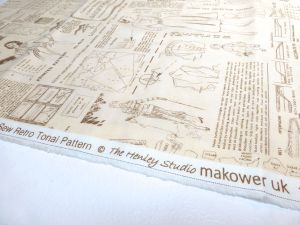 sew retro tonal pattern