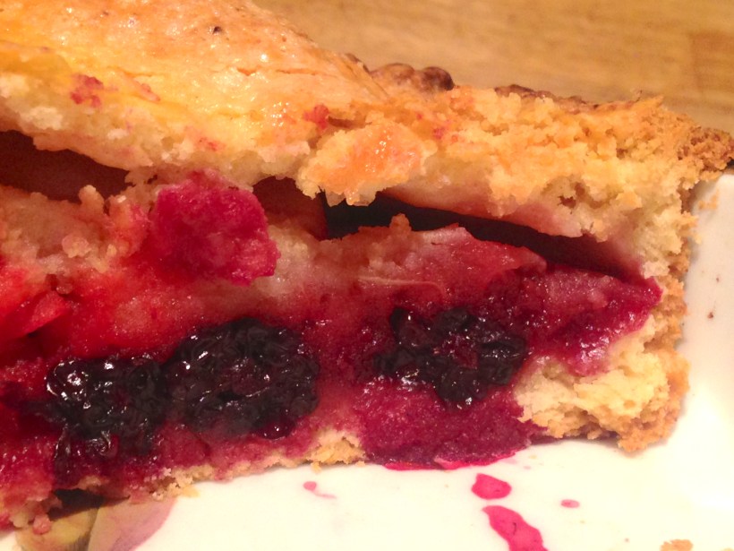 Apple and Blackberry Pie