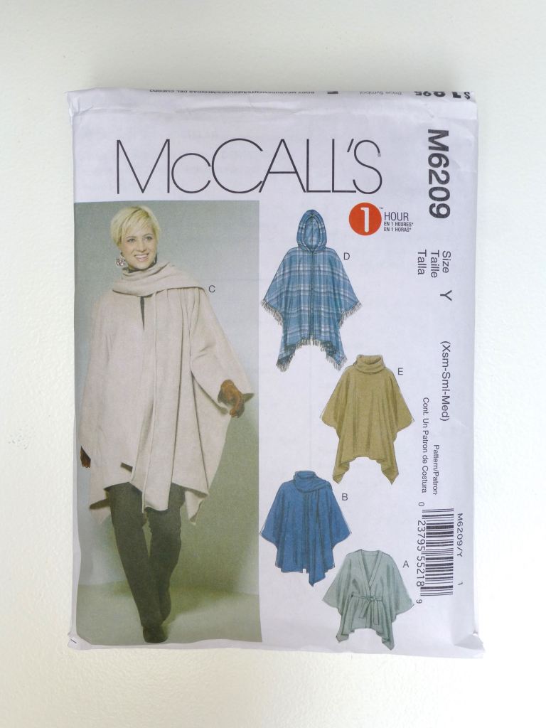 poncho pattern envelope