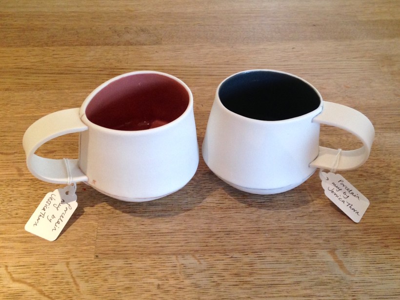 porcelain mugs