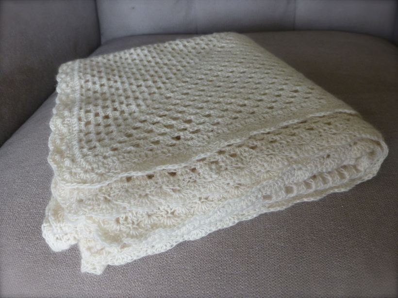 granny square baby blanket