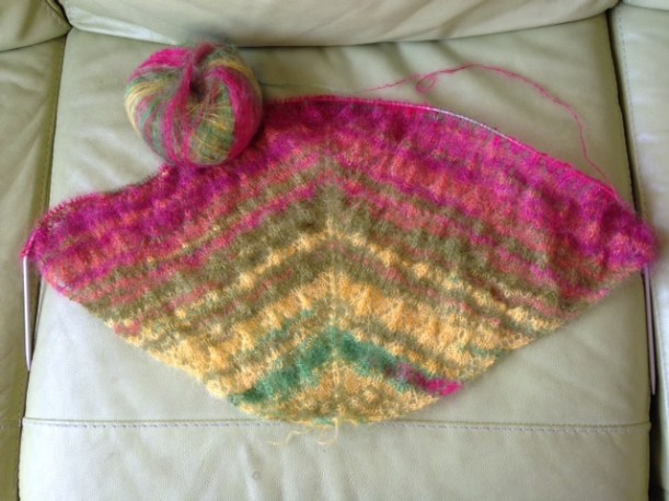 Shawl progress