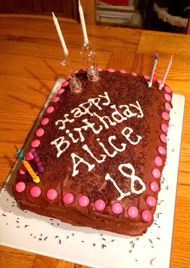18th cake