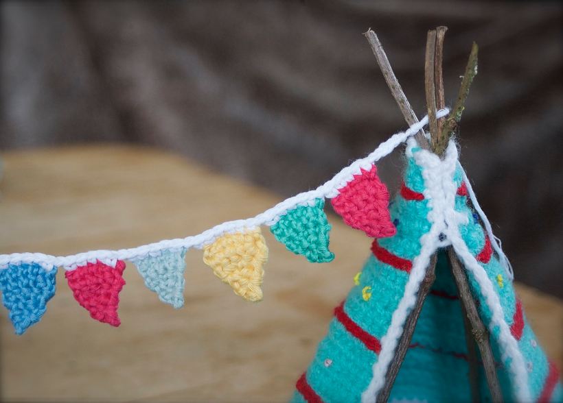 lets go camping kate bruning bunting