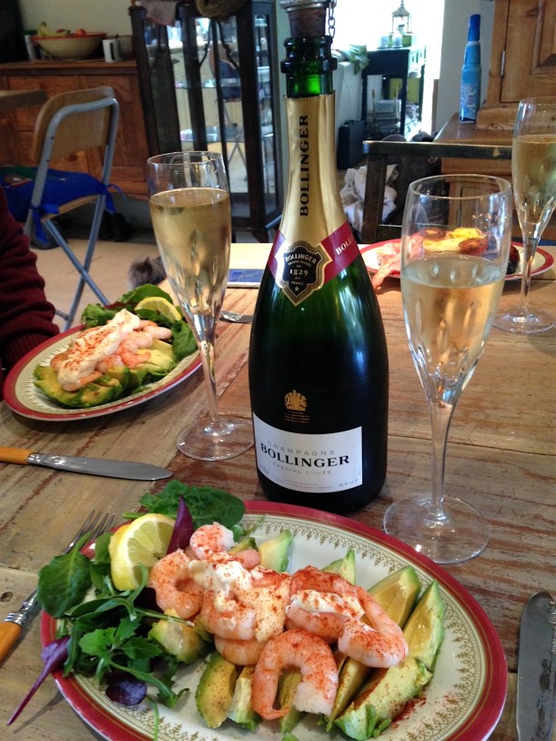 champagne lunch