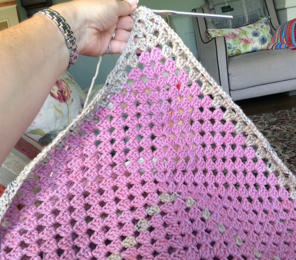 granny square baby blanket