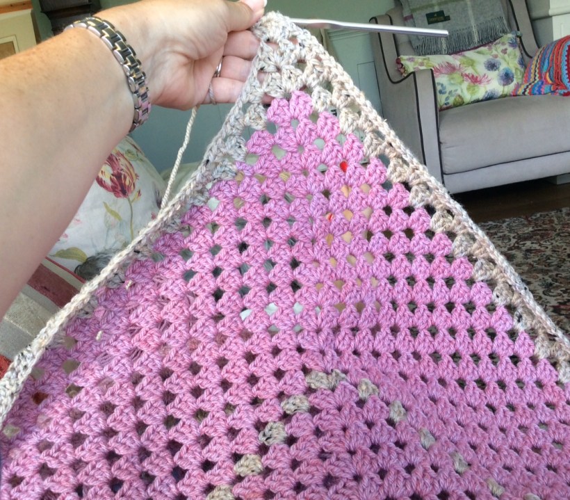 granny square baby blanket