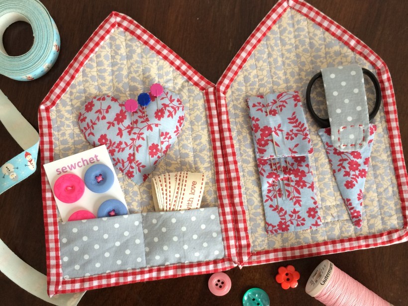 handmade sewing kit needlecase